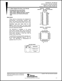 Click here to download SN74F245DWRE4 Datasheet