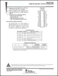 Click here to download SN74GTL2007PW Datasheet