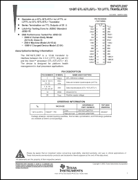 Click here to download SN74GTL2007PWRG4 Datasheet