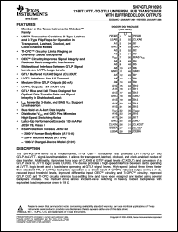 Click here to download SN74GTLPH16916GR Datasheet