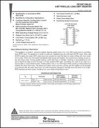 Click here to download SN74HC166AIPWRQ1 Datasheet