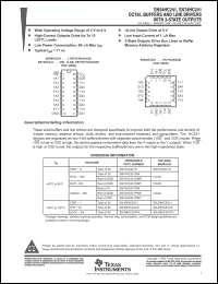 Click here to download SN74HC241DWE4 Datasheet