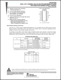 Click here to download SN74HC4852PWRE4 Datasheet