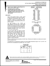 Click here to download SN74HC534N Datasheet