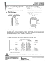 Click here to download SN74HC594DWE4 Datasheet