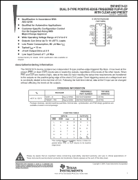 Click here to download SN74HC74-Q1 Datasheet