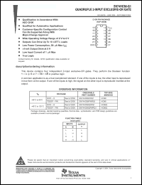 Click here to download SN74HC86-Q1 Datasheet