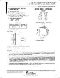 Click here to download SN74S280NSRE4 Datasheet