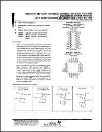 Click here to download SN74LS697DWE4 Datasheet