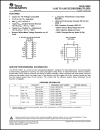 Click here to download SN74LV138ATPWR Datasheet