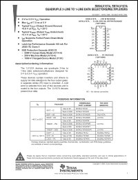 Click here to download SN74LV157ADE4 Datasheet