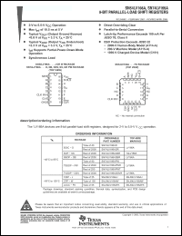 Click here to download SN74LV166ADBRE4 Datasheet