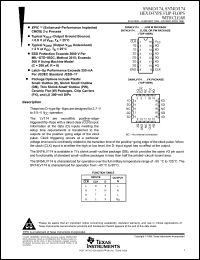 Click here to download SN74LV174DBLE Datasheet