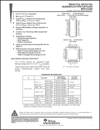 Click here to download SN74LV175APWTE4 Datasheet