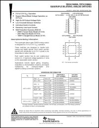 Click here to download SN74LV4066ADE4 Datasheet