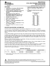 Click here to download SN74LVC574AQDWRQ1 Datasheet