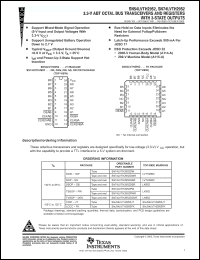 Click here to download 74LVTH2952DGVRE4 Datasheet