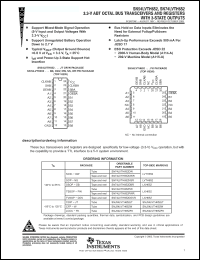 Click here to download SN74LVTH652DGVRE4 Datasheet