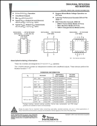 Click here to download SN74LVU04ADBRE4 Datasheet