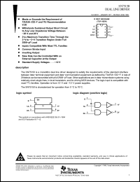 Click here to download SN75150DE4 Datasheet