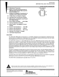 Click here to download SN75176ADRE4 Datasheet