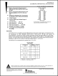 Click here to download SN75ALS173NSRE4 Datasheet