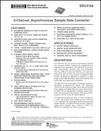 Click here to download SRC4184IPAGT Datasheet