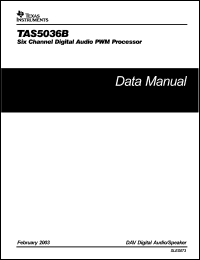 Click here to download TAS5036BPFCR Datasheet