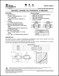 Click here to download THS4131CDG4 Datasheet
