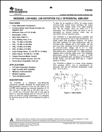 Click here to download THS4508RGTTG4 Datasheet