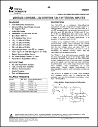 Click here to download THS4511RGTR Datasheet