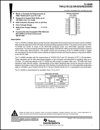 Click here to download TL145406DWE4 Datasheet