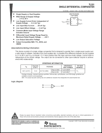 Click here to download TL331IDBVTE4 Datasheet