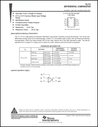 Click here to download TL712CDRE4 Datasheet