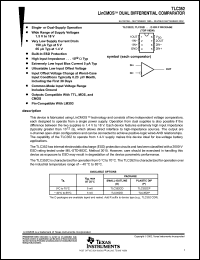 Click here to download TLC352CPE4 Datasheet