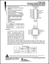 Click here to download TLC540INE4 Datasheet
