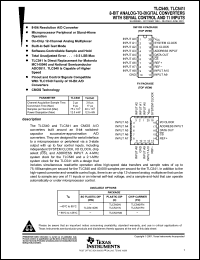 Click here to download TLC541INE4 Datasheet