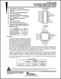 Click here to download TLC542INE4 Datasheet