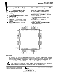 Click here to download TLK2201AIRCPR Datasheet