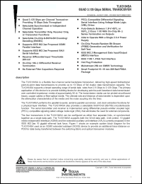 Click here to download TLK3104SA Datasheet