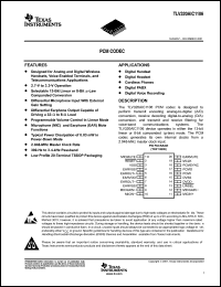 Click here to download TLV320AIC1106PWR Datasheet