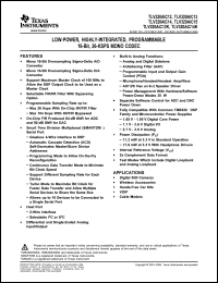 Click here to download TLV320AIC14KIDBTR Datasheet