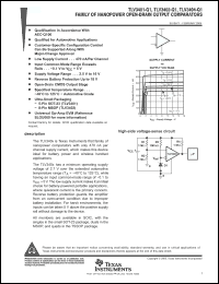 Click here to download TLV3404-Q1 Datasheet