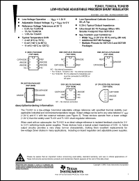 Click here to download TLV431AILPRE3 Datasheet