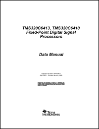Click here to download TMS320C6410-400 Datasheet
