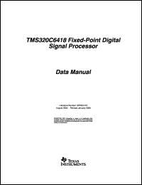 Click here to download TMS320C6418-500 Datasheet