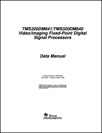 Click here to download TMS320DM640-400 Datasheet