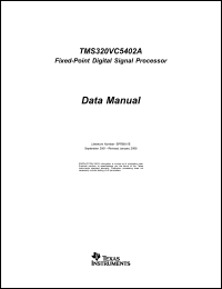 Click here to download TMS320VC5402A-160 Datasheet