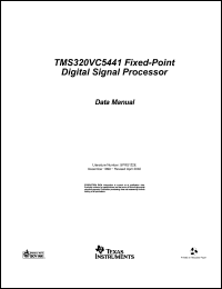 Click here to download TMS320VC5441PGF Datasheet