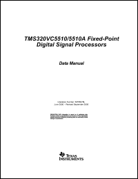 Click here to download TMS320VC5510AGPHA2 Datasheet